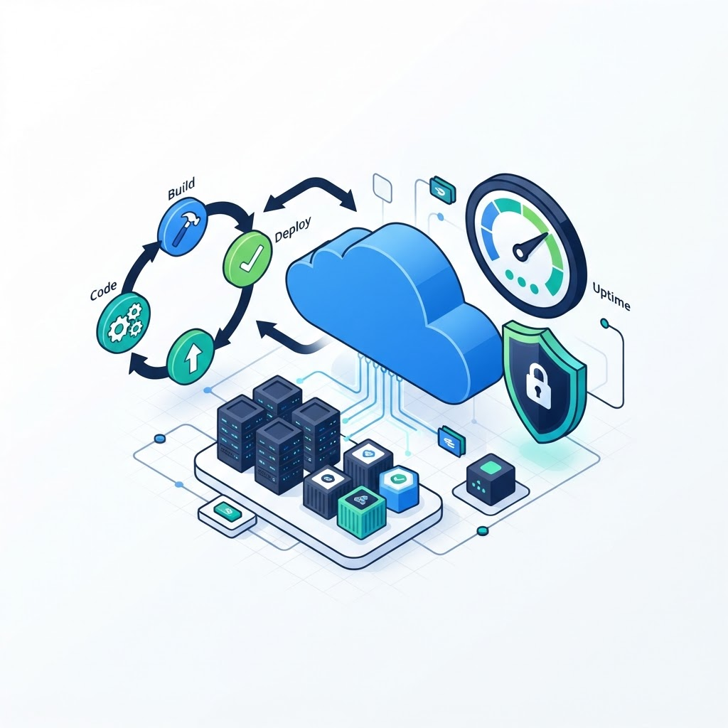 Cloud & DevOps illustration